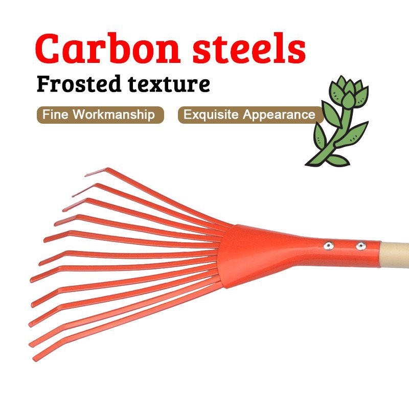 Kids garden leaf rake in customized color Kids garden leaf rake in customized color