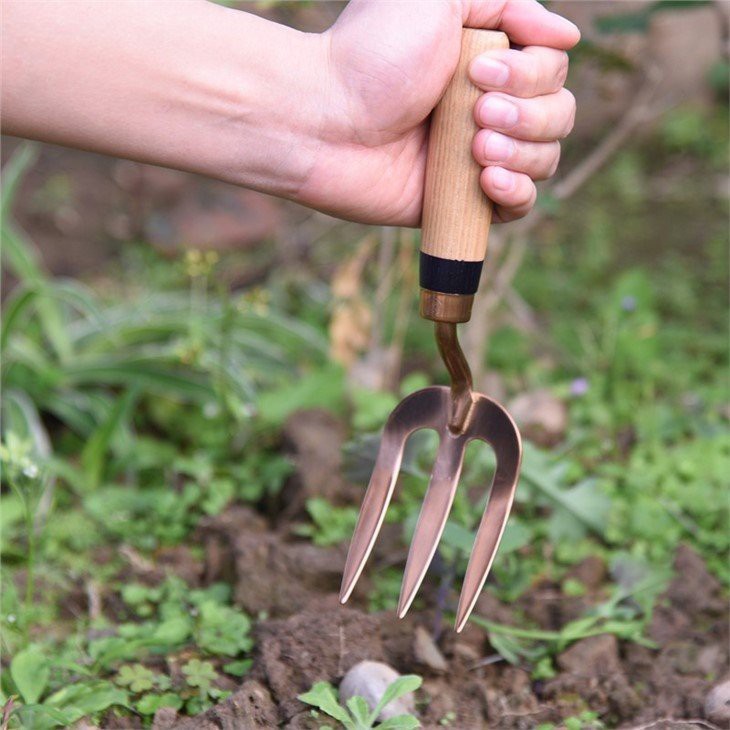 stainless steel garden  fork