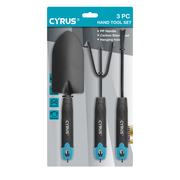 Håndverktøysett i karbonstål