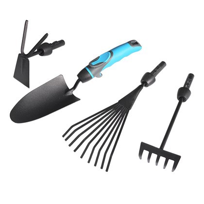 Skiftbare hageverktøy