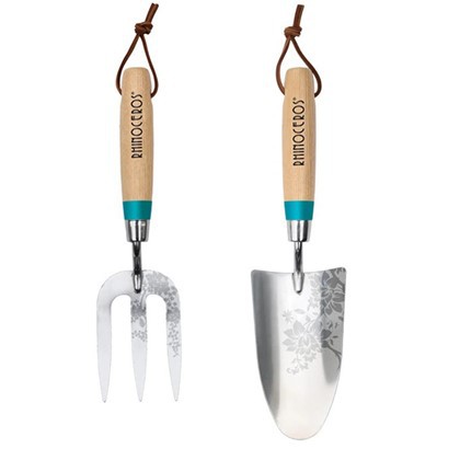 Trehåndtak hageverktøysett